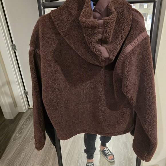 Adidas Women's Premium Essentials Hoodie Shadow Brown Size XS NEW RARE - Picture 9 of 10